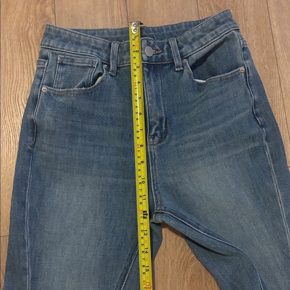 Classic Blue Flared Women's Jeans-26 - Picture 4 of 12